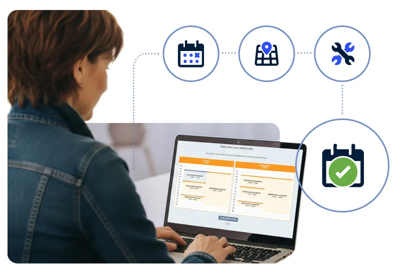 Services and appointment portal for your field service customers